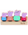 PEPPA PIG BOIS FAMILLE 4 PERS.