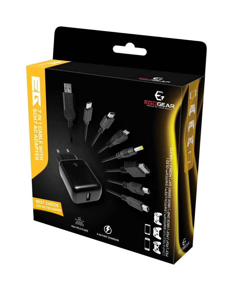 CHARGEUR 7EN1 POUR CONSOLES, MANETTES...