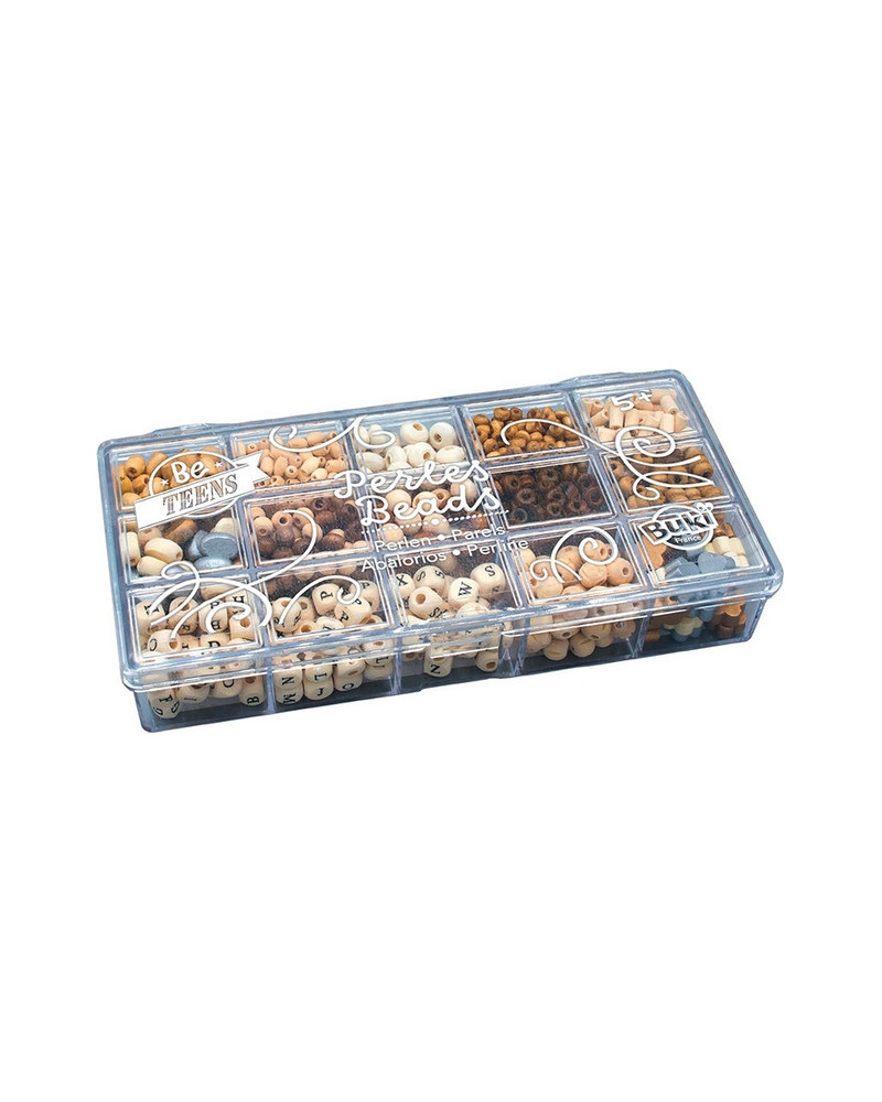 BOITE PERLES BOIS NATUREL