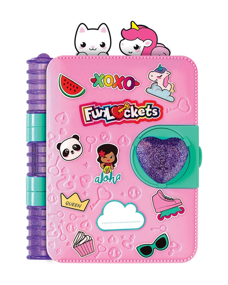 FUN LOCKETS MON JOURNAL A SECRETS PAILLE