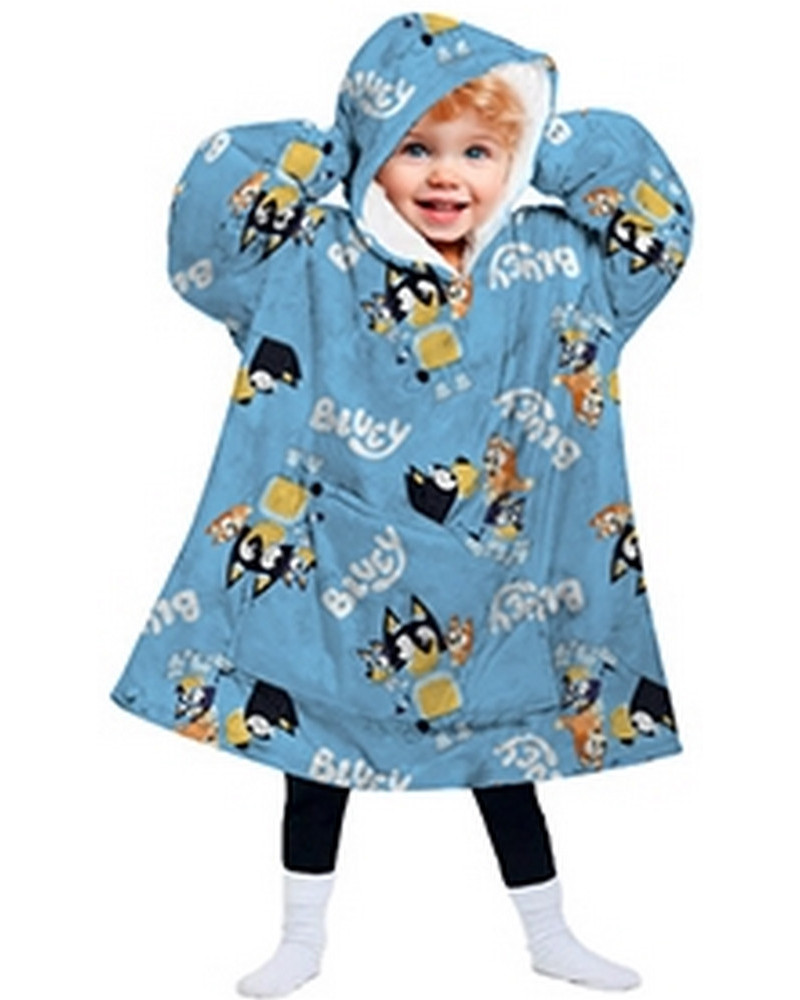 PONCHO TAILLE 3/6 BLUEY