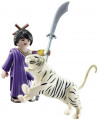 COMBATTANTE NINJA ET TIGRE