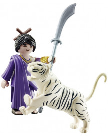 COMBATTANTE NINJA ET TIGRE