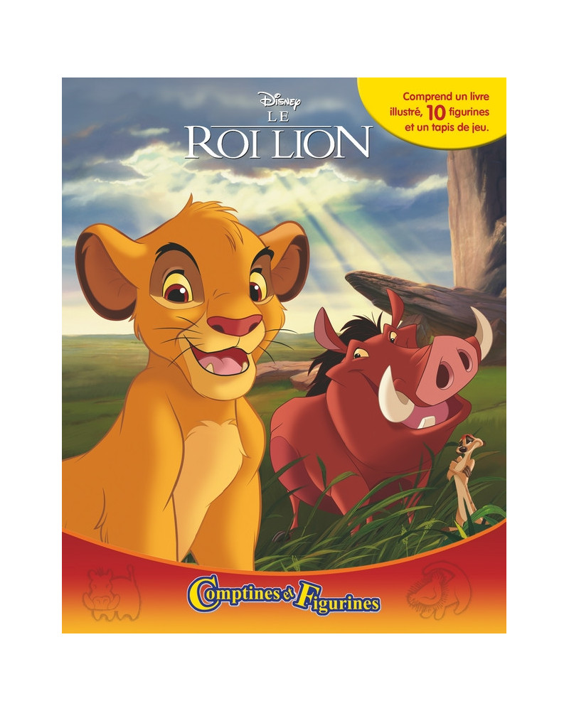COFFRET COMPTINES ET FIGURINES ROI LION