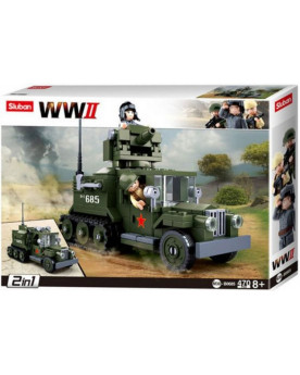 WORLD WAR HALF TRACK + FIG.