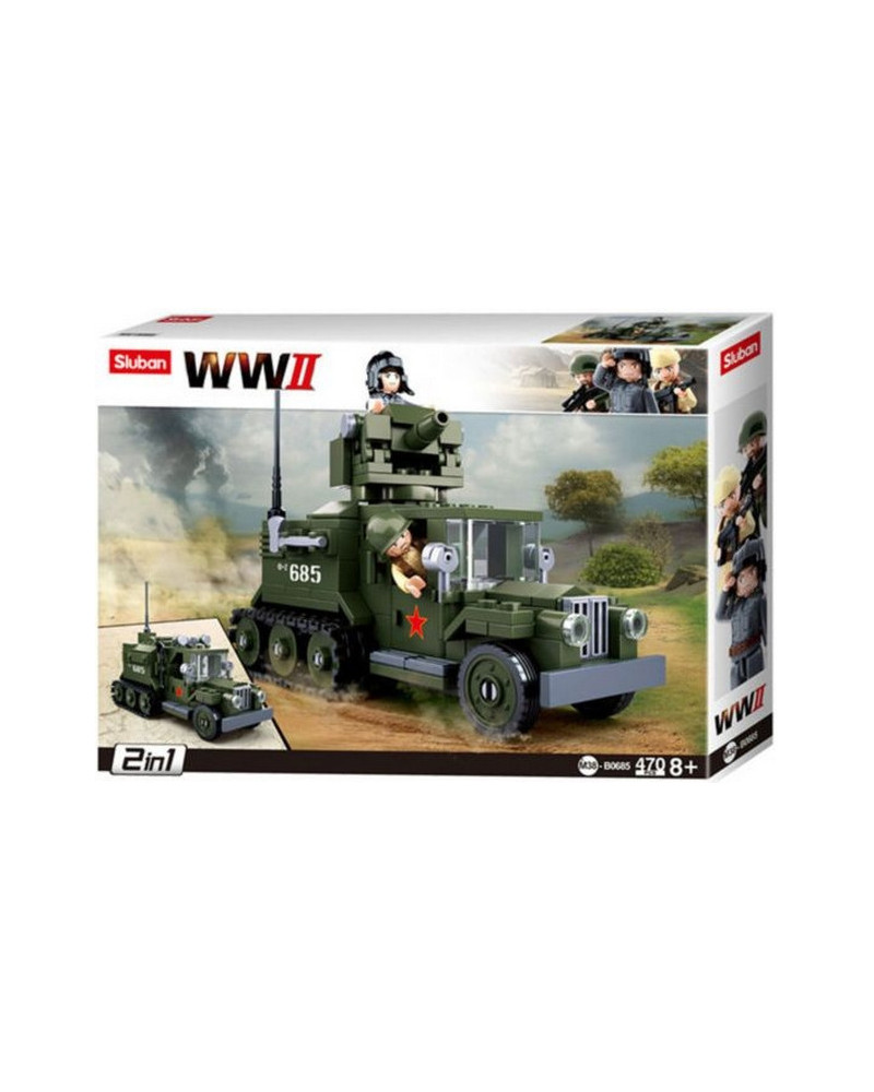 WORLD WAR HALF TRACK + FIG.