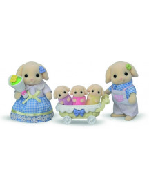 LA FAMILLE LAPIN BELIER 5 PERSONNAGES