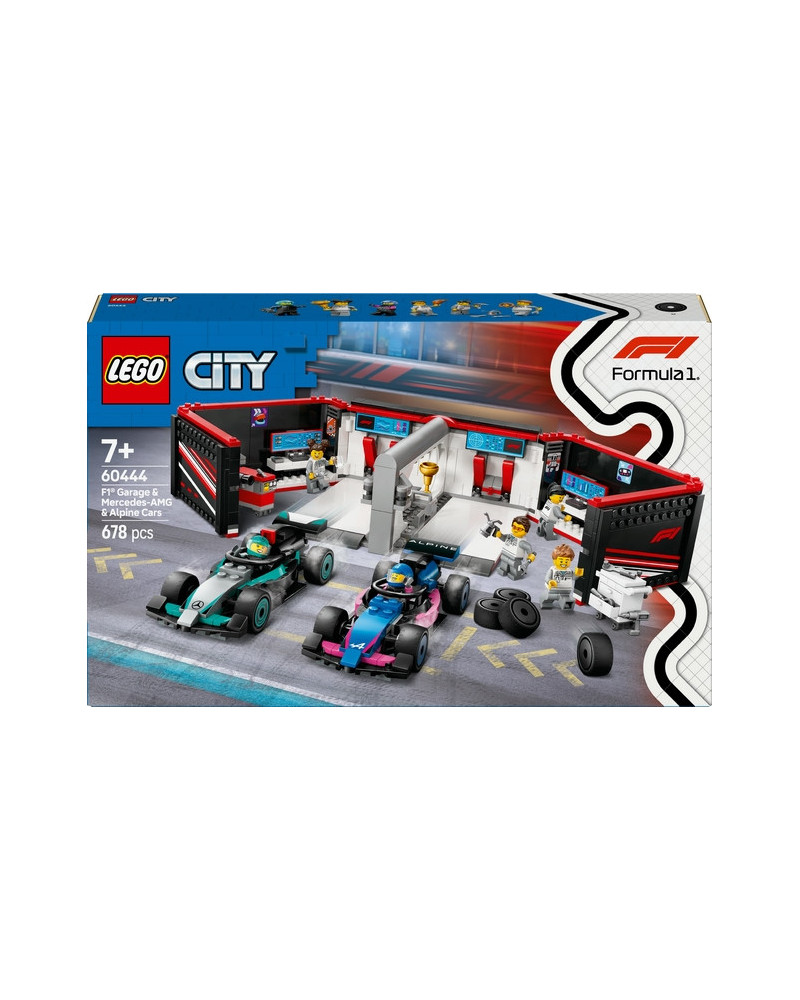 GARAGE DE F1 - MERCEDES-AMG ET ALPINE
