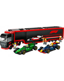 CAMION DE F1 AVEC F1 RB20 ET AMR24