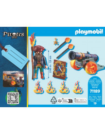 PIRATE ET CANON DE FEU