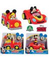 MICKEY VEHICULE + PERS 7.5CM ASS