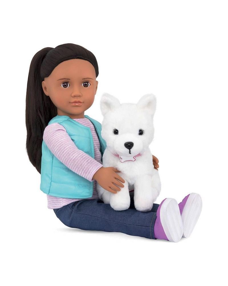 POUPEE CASSIE 46CM + CHIEN