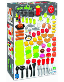 100% CHEF BOITE DINETTE 100 PCES