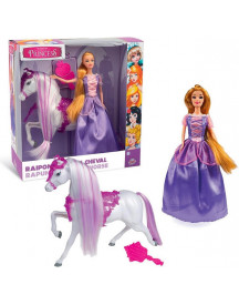 DISNEY PRINCESSE RAIPONCE + CHEVAL