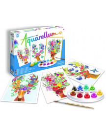 AQUARELLUM CERFS ENCHANTES