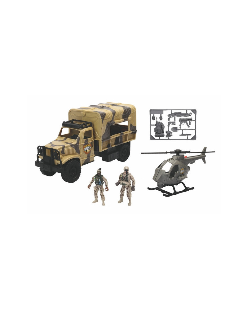 SOLDIER FORCE CAMION DE L'ARMEE + HELICO