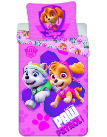 HOUSSE COUETTE POLYCOTON PAW PATROL ROSE