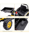 TRACTOPELLE RC. MP3 LED 6V