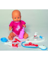 BEBE 40CM ACC. DOCTEUR BOIT ET FAIT PIPI