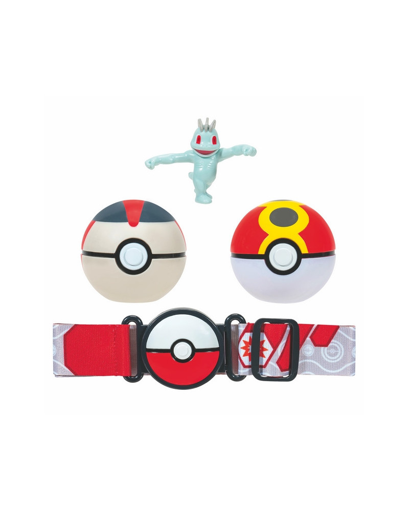 POKEMON CEINTURE 2 BOULES ET 1 FIGURINE