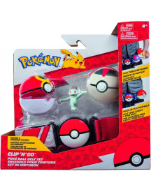 POKEMON CEINTURE 2 BOULES ET 1 FIGURINE