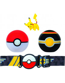 POKEMON CEINTURE 2 BOULES ET 1 FIGURINE