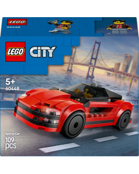 LA VOITURE DE SPORT ROUGE
