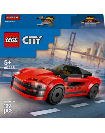 LA VOITURE DE SPORT ROUGE