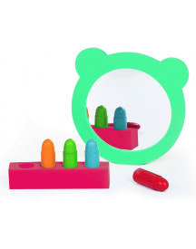 MIROIR DE BAIN + 4 CRAYONS