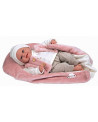 ELEGANCE BEBE COLIN 40CM COUVERTURE ROSE