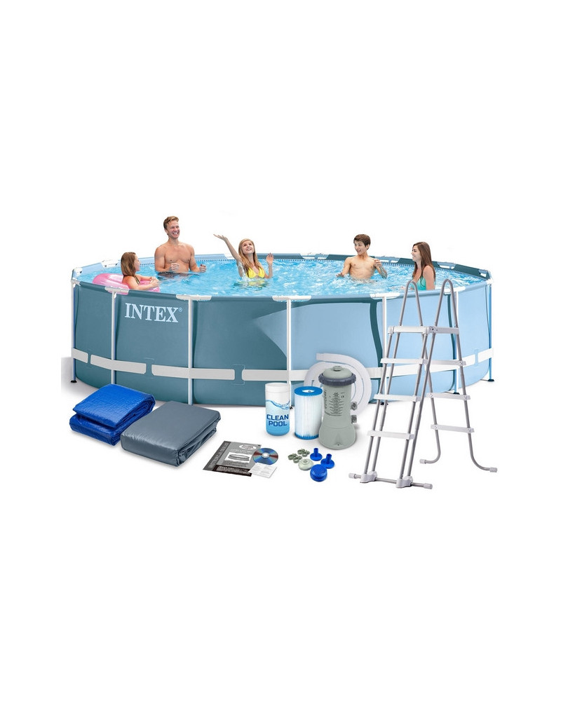 PISCINE SEMI RIGIDE 457*122 + POMPE