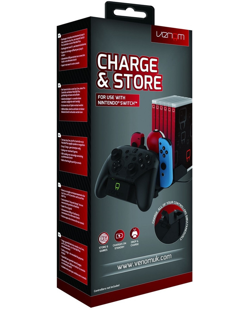 SWITCH VENOM MULTI CONTROL. CHARGE&STORE
