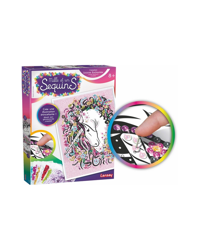 MILLE ET UN SEQUINS LICORNE