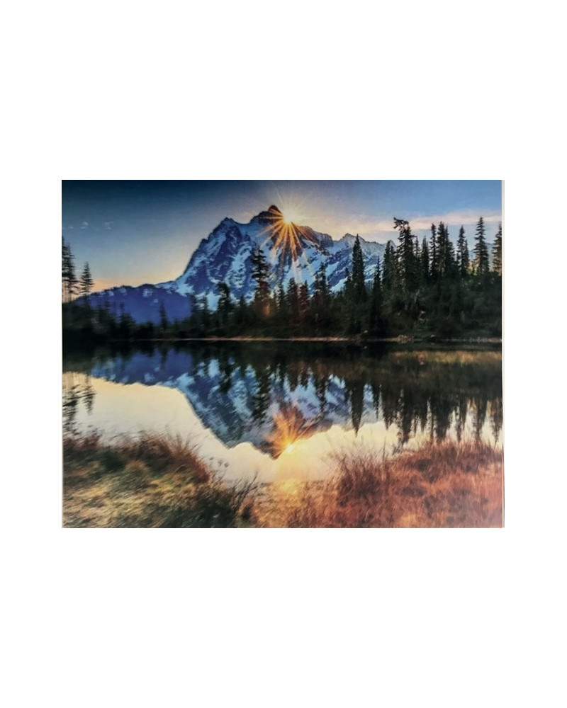PPN 40X50 LACS ET REFLETS DE MONTAGNE