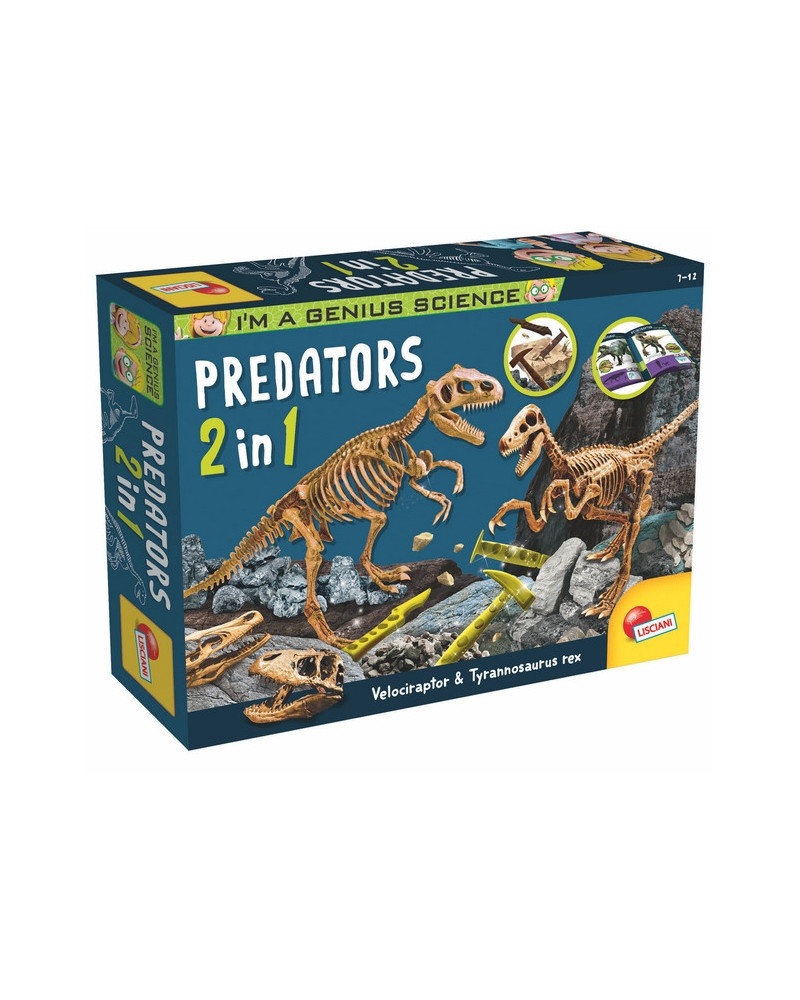 I'M A GENIUS KIT T-REX ET VELOCIRAPTOR