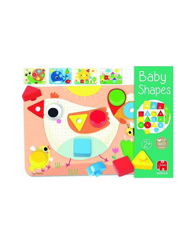 BABY SHAPES 6 PLANCHES + 12 PIONS