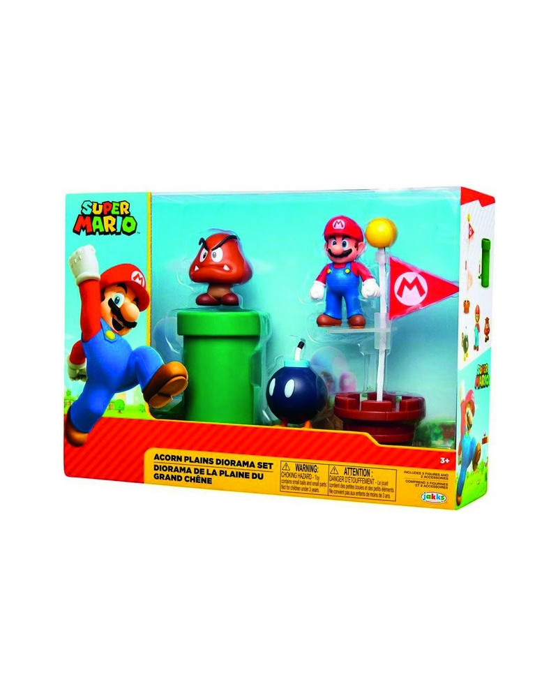 MARIO COFFRET 5 FIGURINES 6CM ACCORN