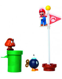 MARIO COFFRET 5 FIGURINES 6CM ACCORN