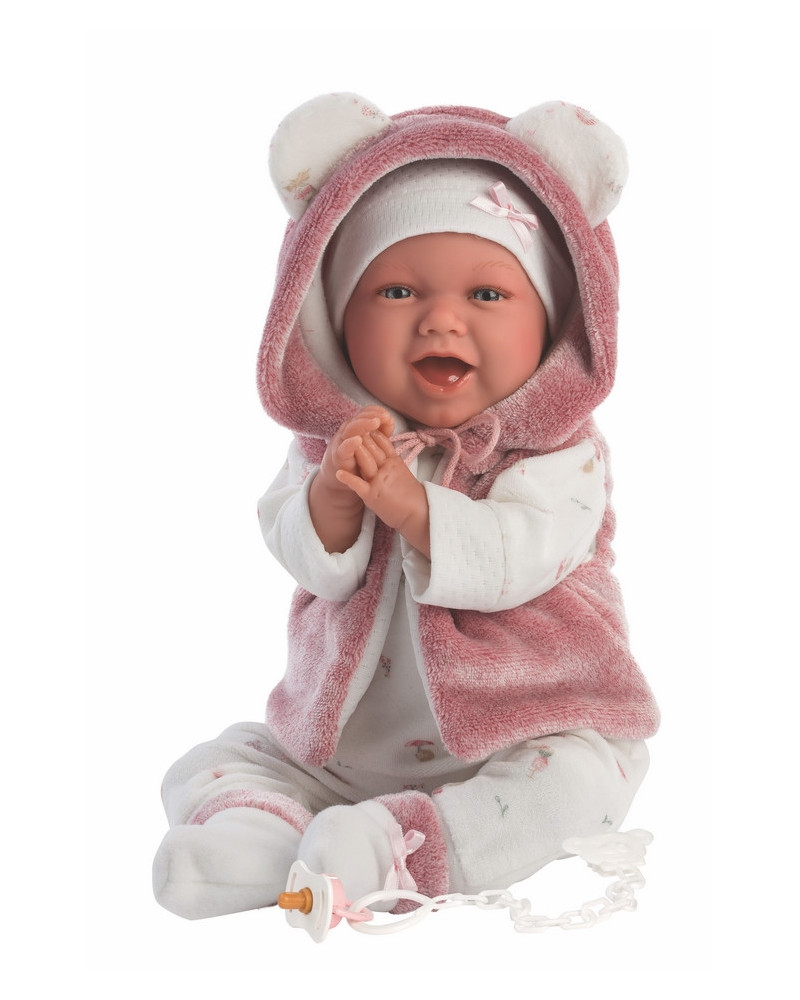 BEBE MIMI 42CM RIT ET DIT PAPA MAMAN