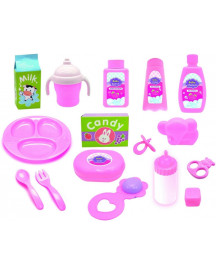 BEBE 31 CM 4 SONS + 16 ACC REPAS&CHANGE