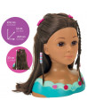 TETE A COIFFER ET A MAQUILLER MIA BRUNE