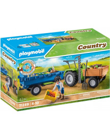 TRACTEUR AVEC REMORQUE