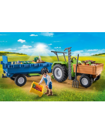 TRACTEUR AVEC REMORQUE