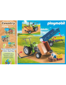 TRACTEUR AVEC REMORQUE
