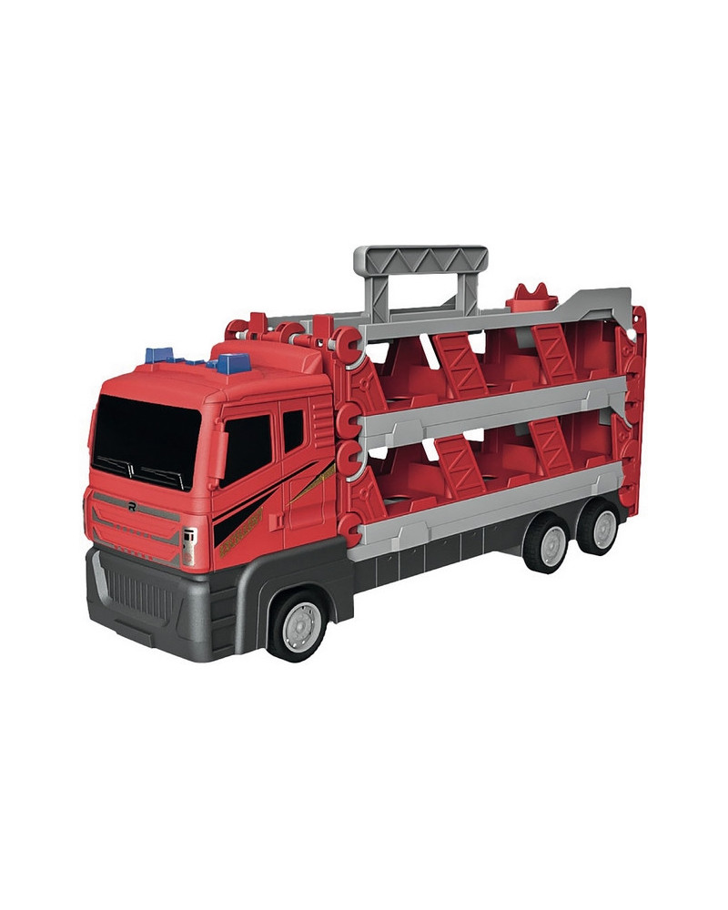 SEMI REMORQUE EXTENSIBLE + 4 VEHICULES
