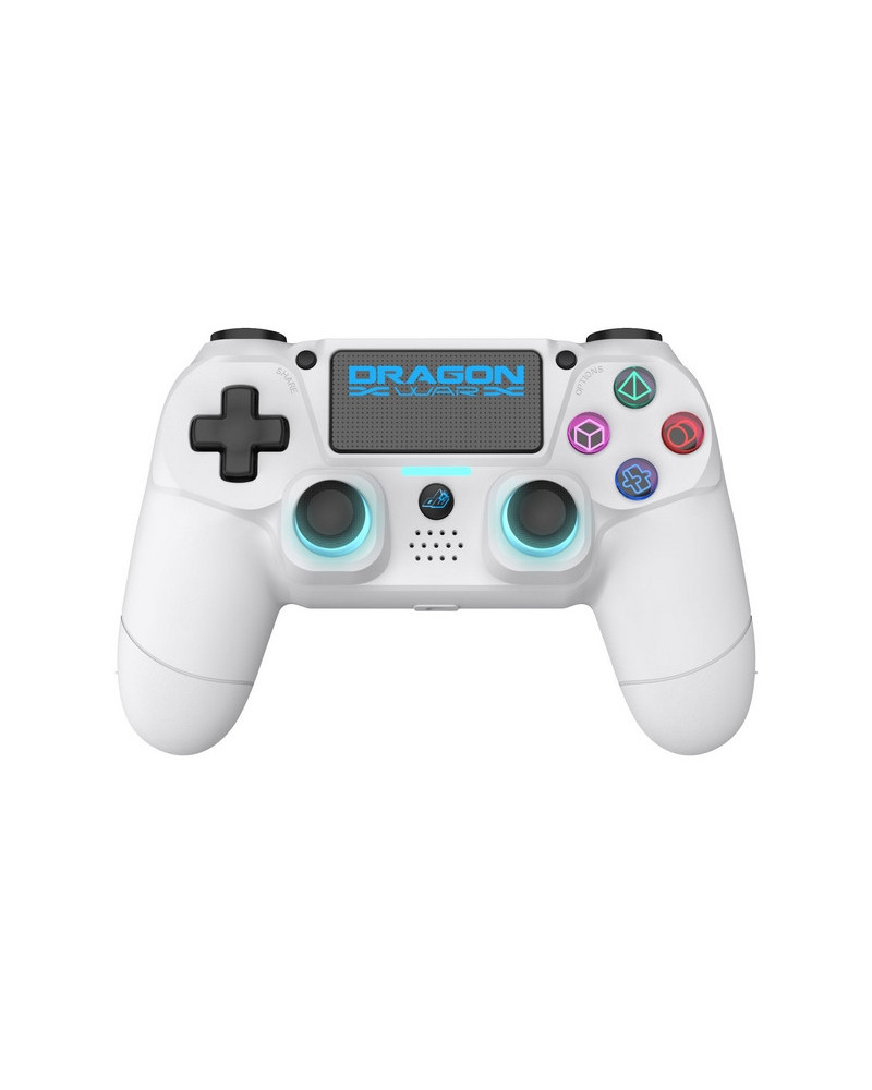 PL4 MANETTE SANS FIL DRAGON SHOCK BLANC