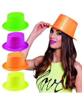 CHAPEAU GLITTER FLUO 4ASS.