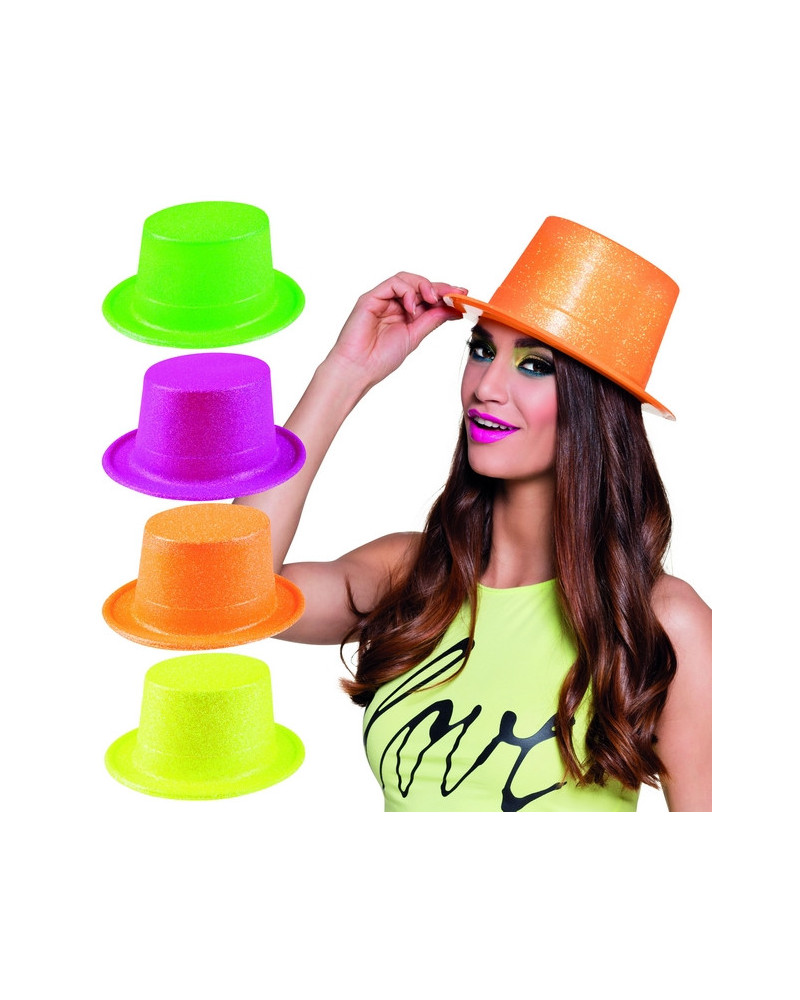 CHAPEAU GLITTER FLUO 4ASS.