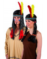 BANDEAU PLUMES INDIEN/INDIENNE