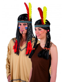 BANDEAU PLUMES INDIEN/INDIENNE
